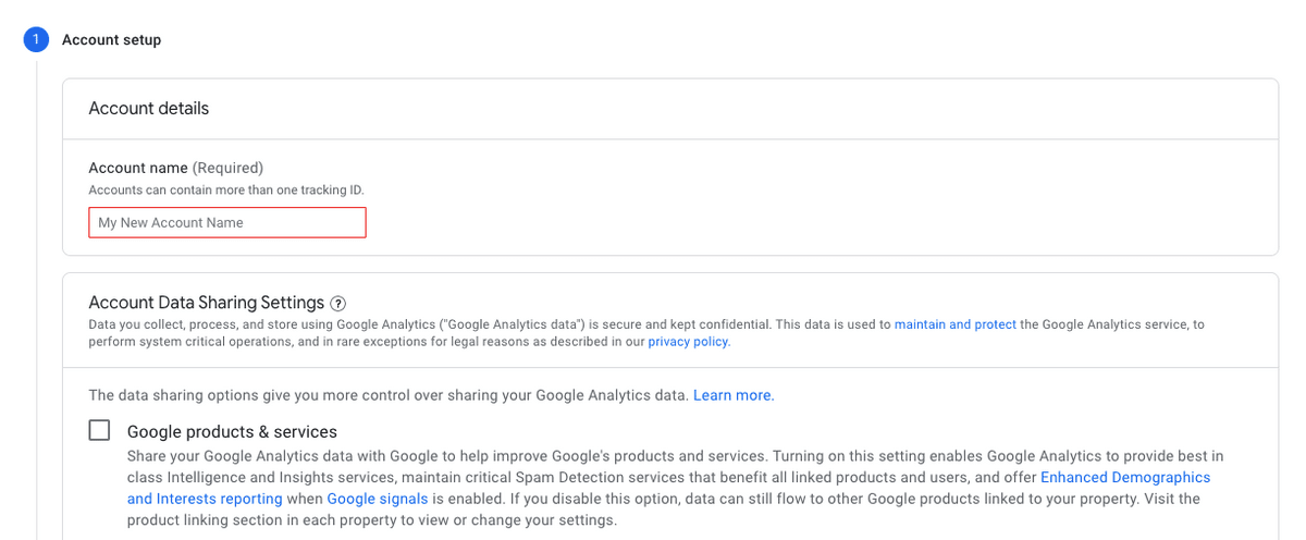 10 Best Google Analytics Plugins for WordPress for Data-Driven Insights GA account setup 1