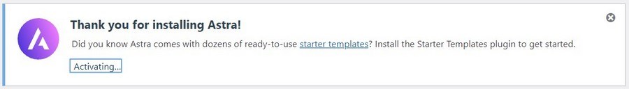 How To Build a Dynamic Website From Scratch With WordPress Activate starter templates