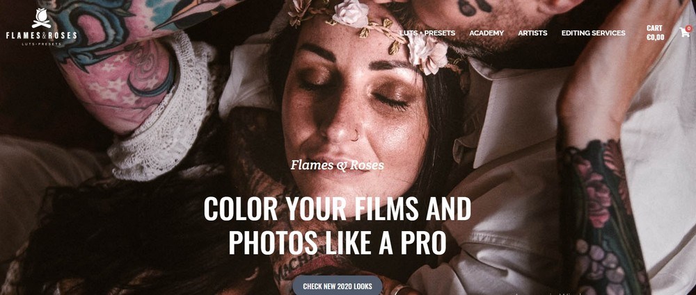 How To Build a Dynamic Website From Scratch With WordPress flames and roses website