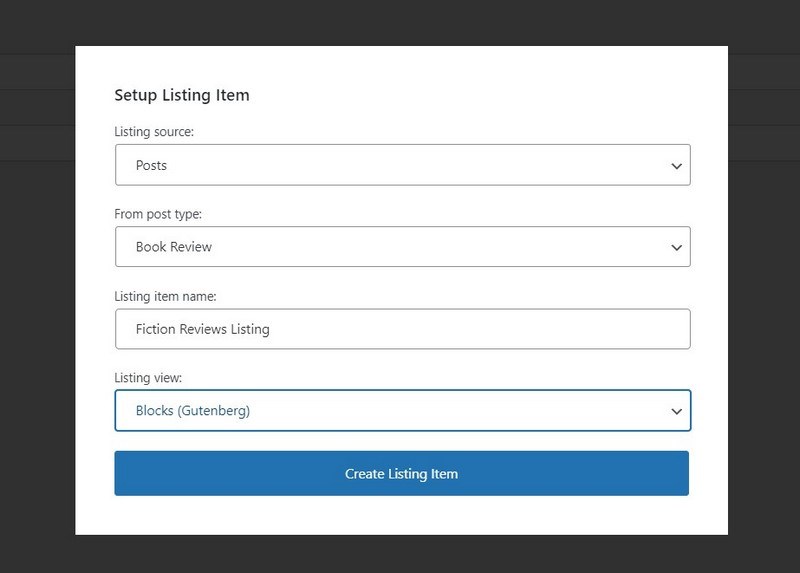 How To Build a Dynamic Website From Scratch With WordPress setup listing item