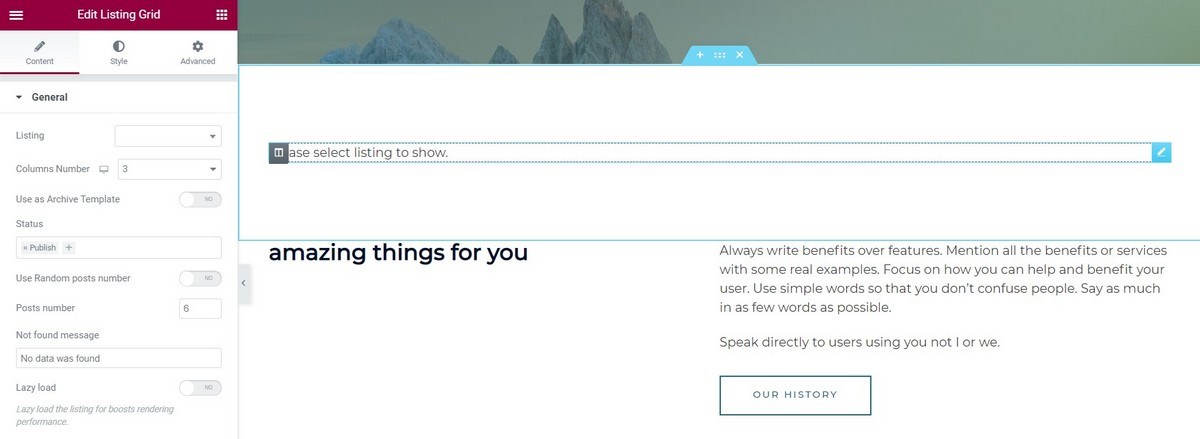 How To Build a Dynamic Website From Scratch With WordPress Edit listing grid