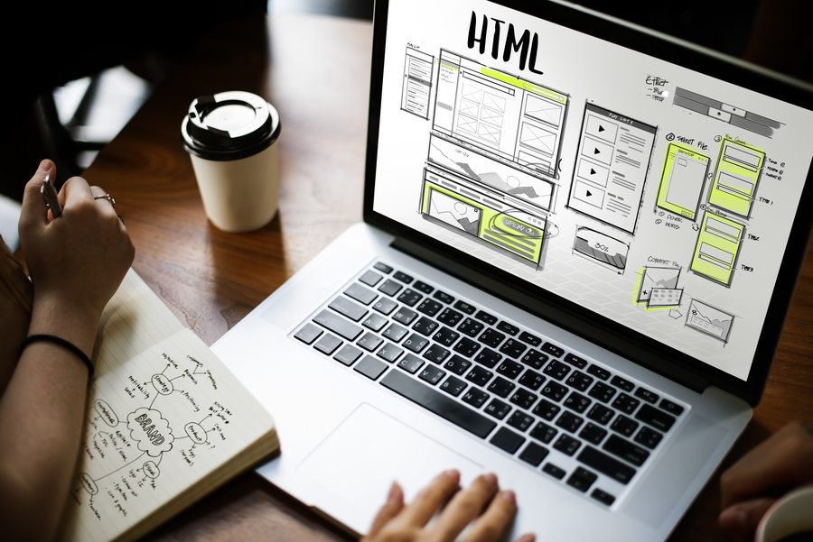 Introducing Wireframe Blocks on Starter Templates and UAG website mockup stock image