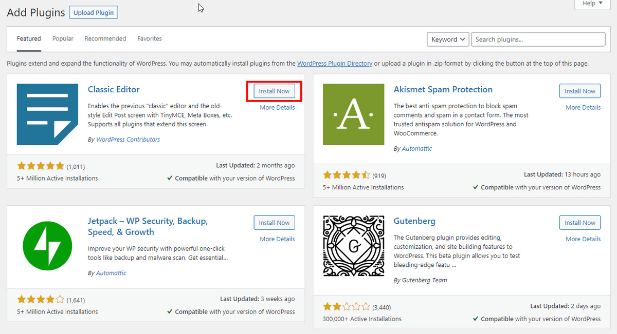 How To Install or Add WordPress Plugins (Guide for Beginners) Installing WordPress plugin from dashboard