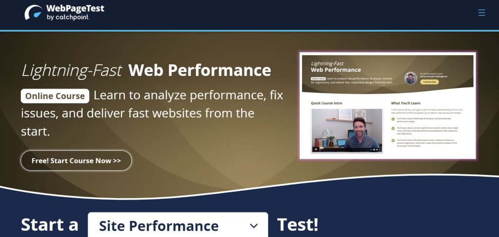 10 Important Website Performance Metrics You Should Track (Plus Tools to Use) WebPageTest
