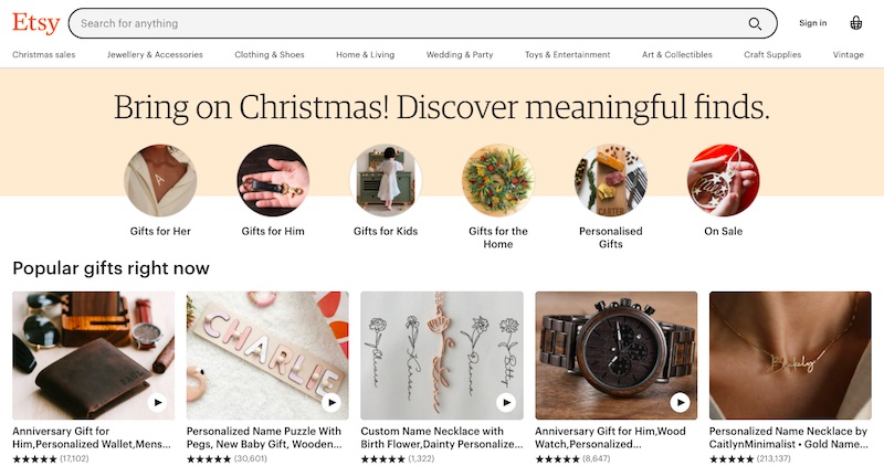 How To Create an Online Marketplace With WordPress - Ultimate Guide Etsy Online Marketplace