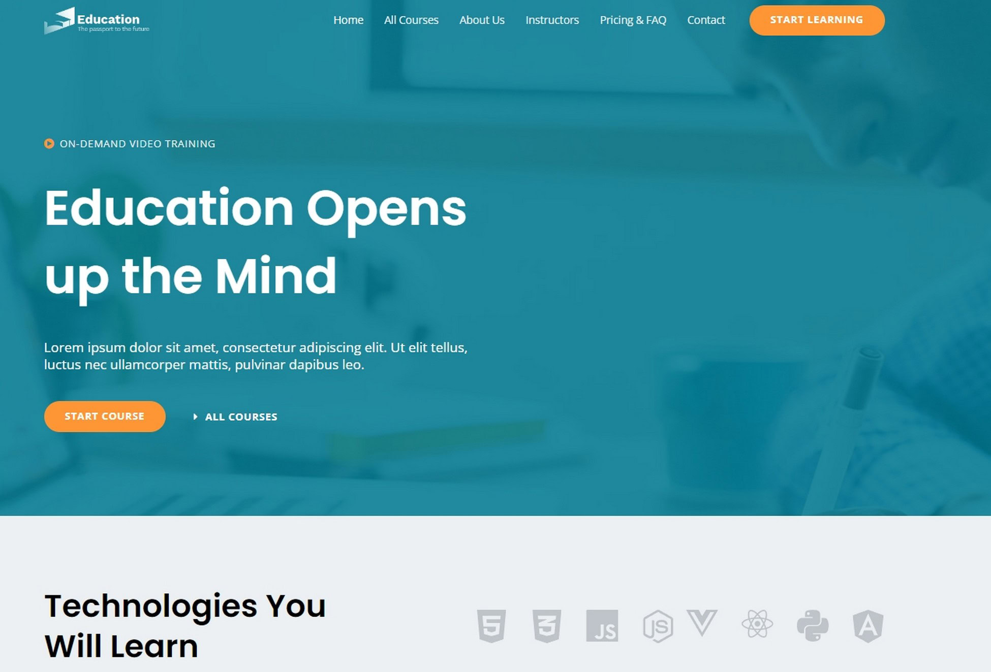 How To Create An Online Course (And Share Knowledge for Profit) Online Courses template