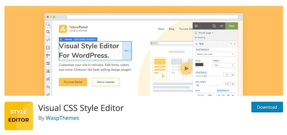 How To Change Theme Color in WordPress (6 Easy Ways) Visual CSS Style Editor plugin