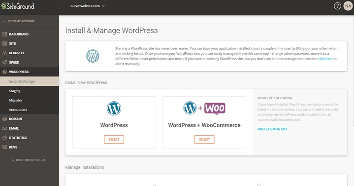 How To Create an Online Marketplace With WordPress - Ultimate Guide WordPress Installation in SiteGround