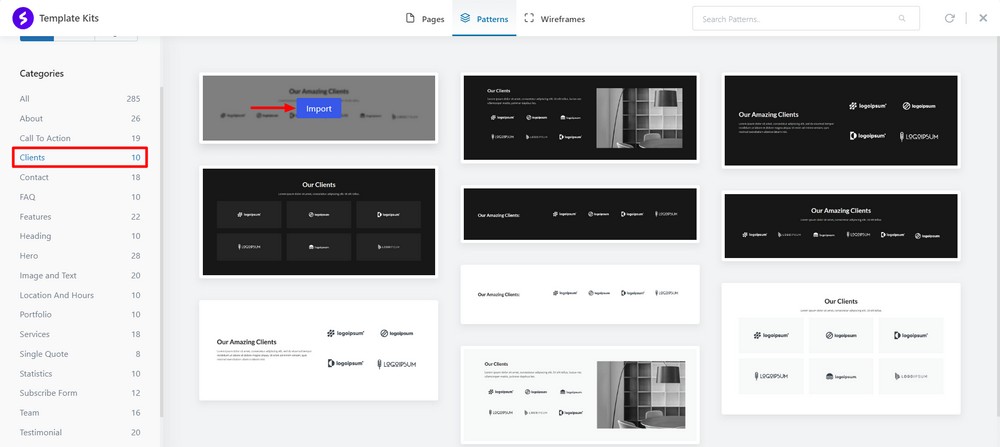 How To Create a Landing Page in WordPress (3 Methods) Add clients section