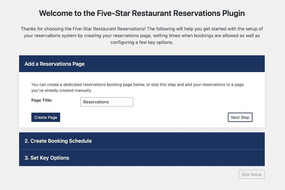 How To Create a Restaurant Website (WordPress Guide) add reservation page