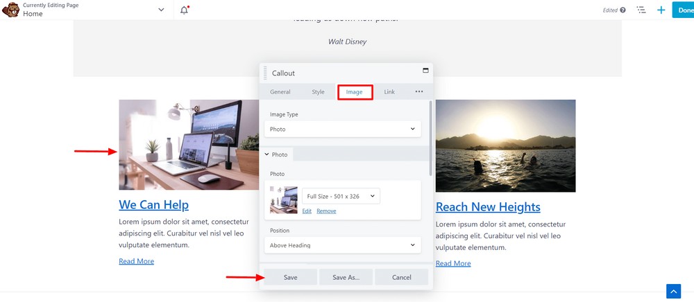 How To Create a Landing Page in WordPress (3 Methods) Change service image