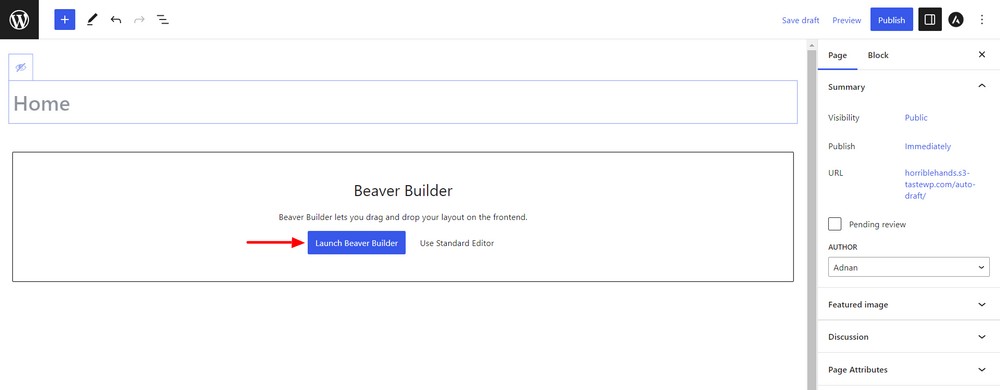 How To Create a Landing Page in WordPress (3 Methods) Click launch Beaver Builder