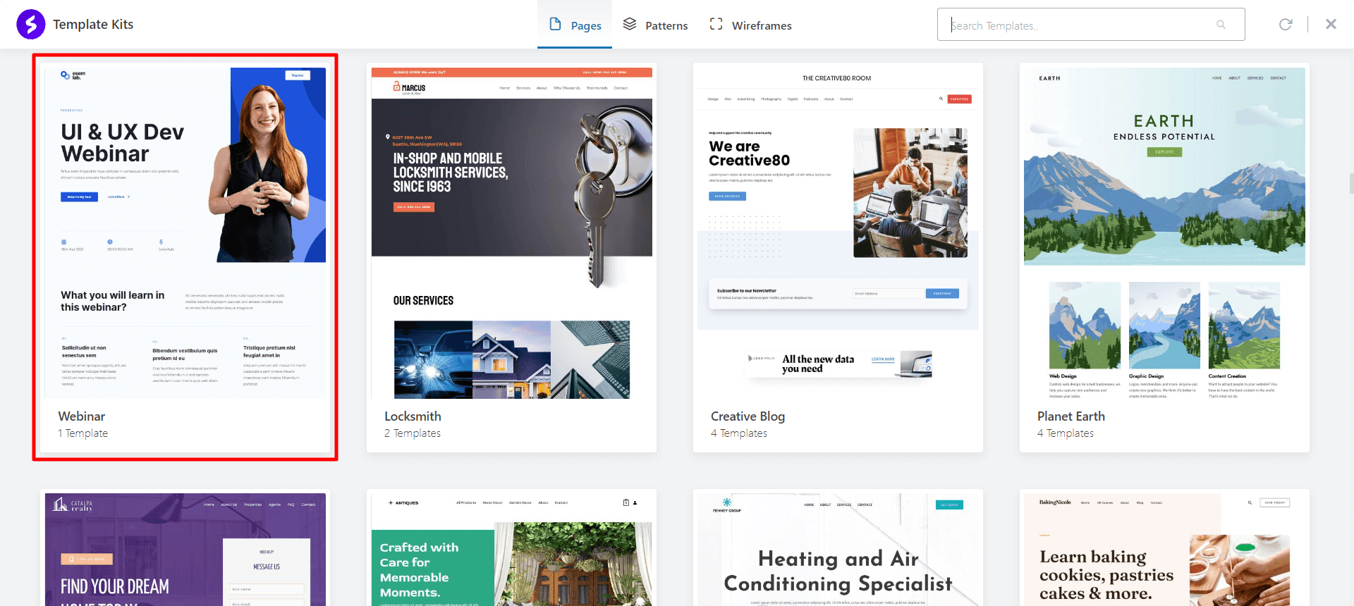 How To Create a Landing Page in WordPress (3 Methods) Select a landing page template