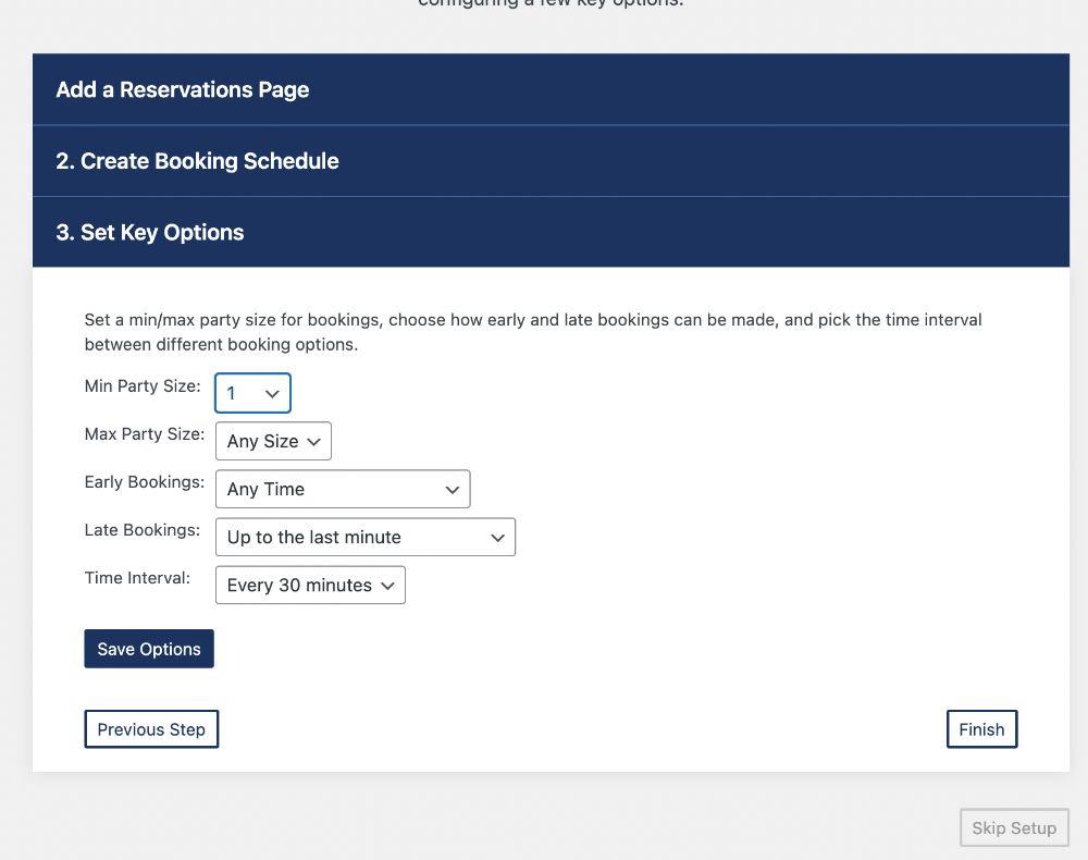 How To Create a Restaurant Website (WordPress Guide) set party size in restaurant reservation