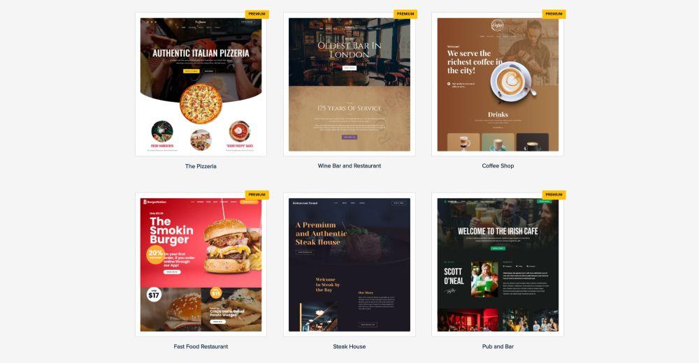 How To Create a Restaurant Website (WordPress Guide) starter template restaurant websites