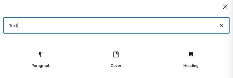 How To Create a Landing Page in WordPress (3 Methods) Text block options