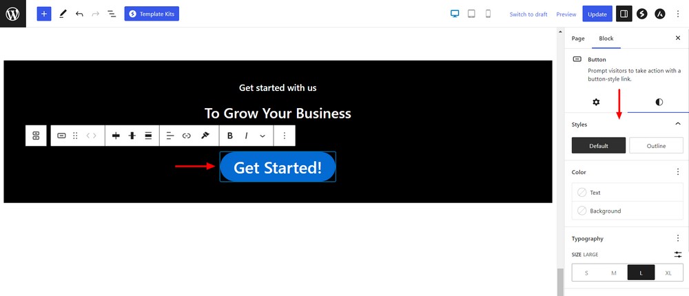 How To Create a Landing Page in WordPress (3 Methods) Update CTA button style