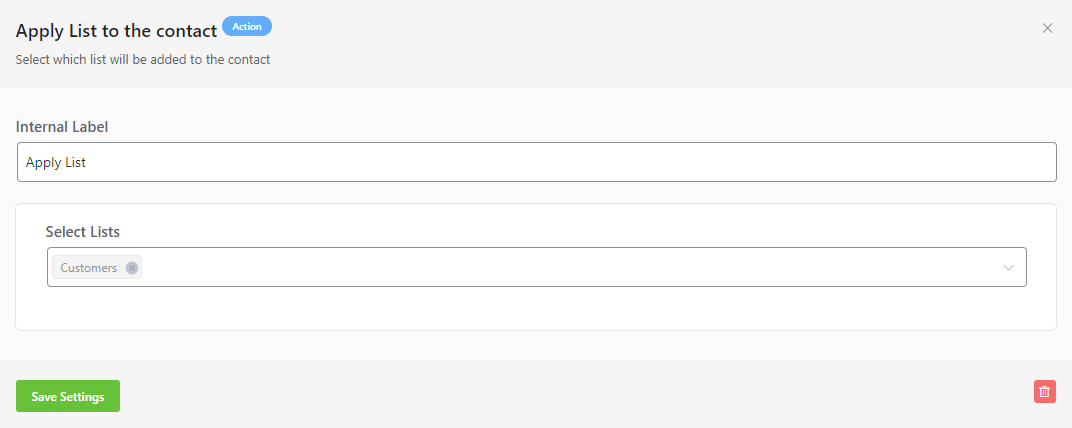 WordPress Email Marketing: In-Depth Tutorial, Useful Plugins and Automations apply list to the contact