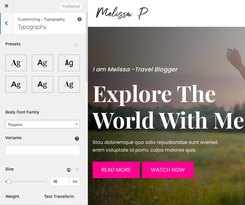 How To Change Font in WordPress – 7 Ways That Take Less Than a Minute! Astra Theme Typography Tab