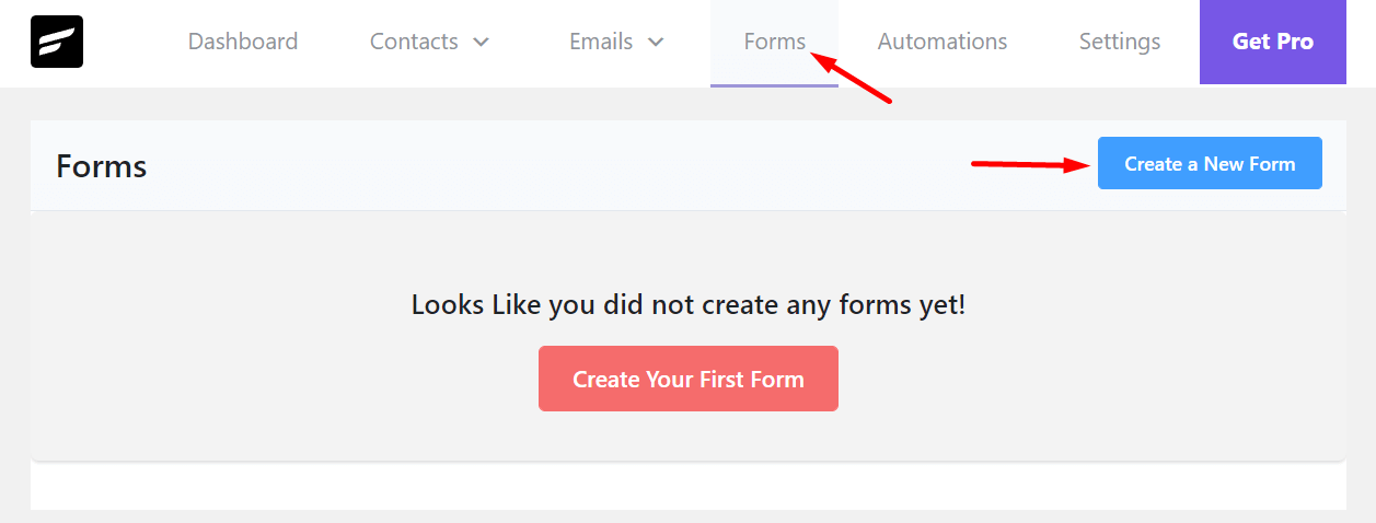 WordPress Email Marketing: In-Depth Tutorial, Useful Plugins and Automations Creating forms in fluent CRM