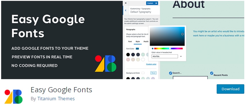 How To Change Font in WordPress – 7 Ways That Take Less Than a Minute! Easy Google Fonts plugin