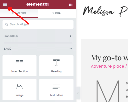 How To Change Font in WordPress – 7 Ways That Take Less Than a Minute! Elementor editor