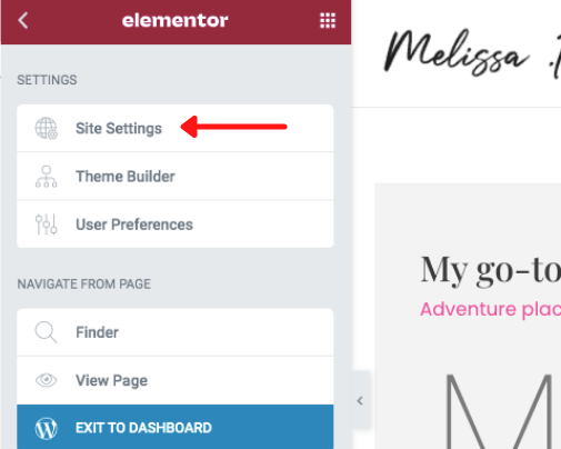 How To Change Font in WordPress – 7 Ways That Take Less Than a Minute! Elementor Site Settings