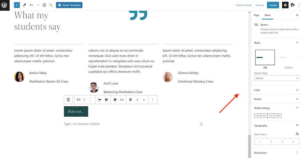 WordPress 5.9 - What’s New in the Latest WordPress Update? Gutenberg improved sidebar options