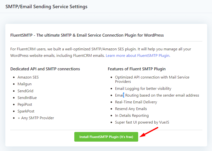 WordPress Email Marketing: In-Depth Tutorial, Useful Plugins and Automations Installing FluentSMTP plugin