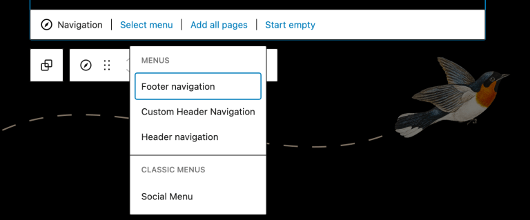 WordPress 5.9 - What’s New in the Latest WordPress Update? Nav block gutenberg