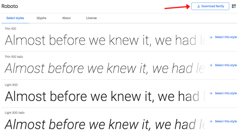 How To Change Font in WordPress – 7 Ways That Take Less Than a Minute! Roboto font family