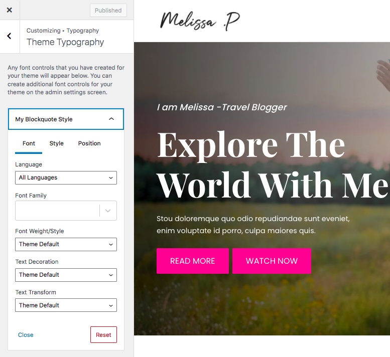 How To Change Font in WordPress – 7 Ways That Take Less Than a Minute! Theme Typography using plugin