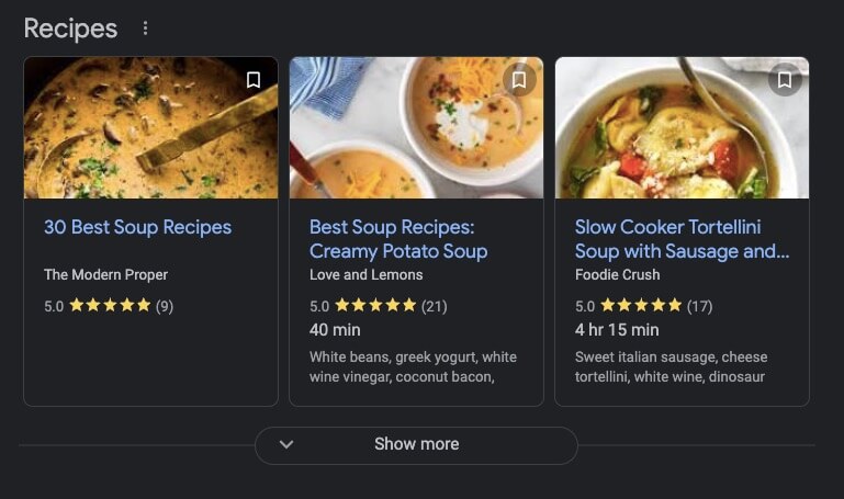 How To Add Rich Snippets to WordPress – A Beginner’s Guide Recipe rich snippet example