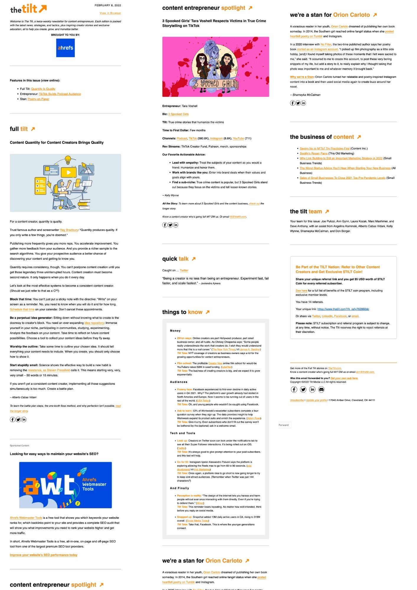 WordPress Newsletters: 9 Effective Plugins + How To Guide Email newsletter example 3