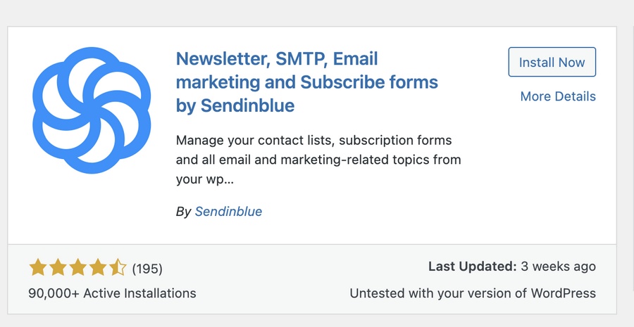 WordPress Newsletters: 9 Effective Plugins + How To Guide Install Newsletter plugin by SendinBlue