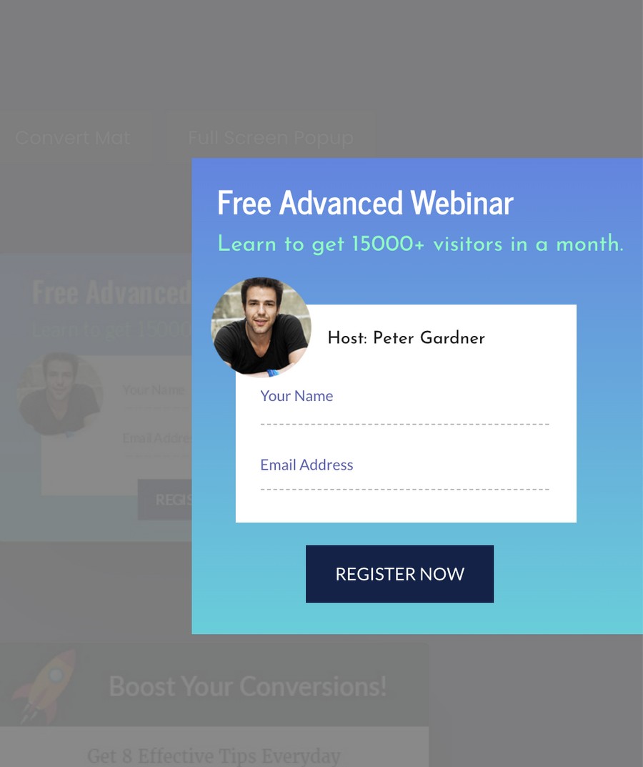 How To Create an Email List Using WordPress - Beginner's Guide Opt in form example