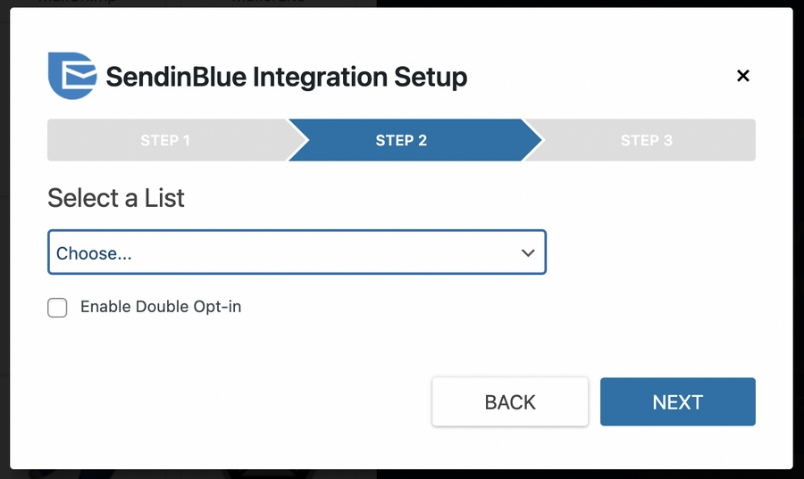 WordPress Newsletters: 9 Effective Plugins + How To Guide Sendinblue integration step 2