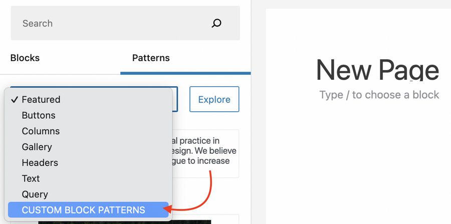 How to Create and Register Block Patterns in WordPress how to add custom block pattern
