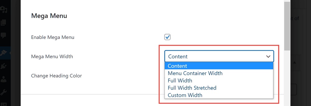 How To Create Mega Menu in WordPress – Mega Menus Made Easy! Mega menu width settings