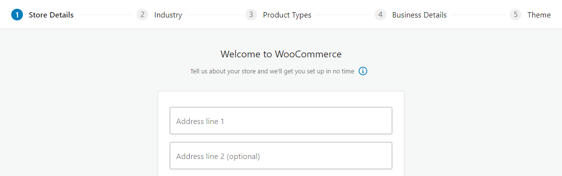 WordPress Sales Funnels: Step by Step Guide for Beginners WooCommerce setup wizard