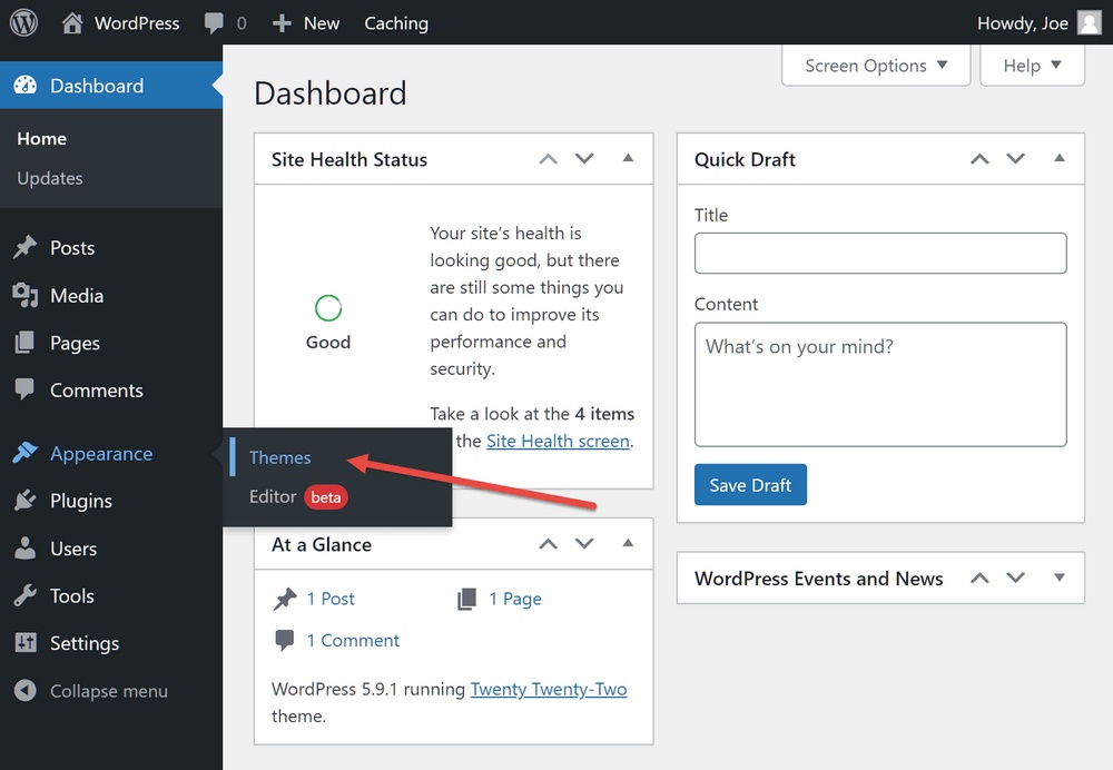 How To Create Mega Menu in WordPress – Mega Menus Made Easy! WordPress dashboard appearance menu