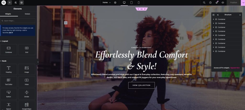 Elementor + WooCommerce: How To Build an Amazing eCommerce Website Editing Clothing Store template with Elementor