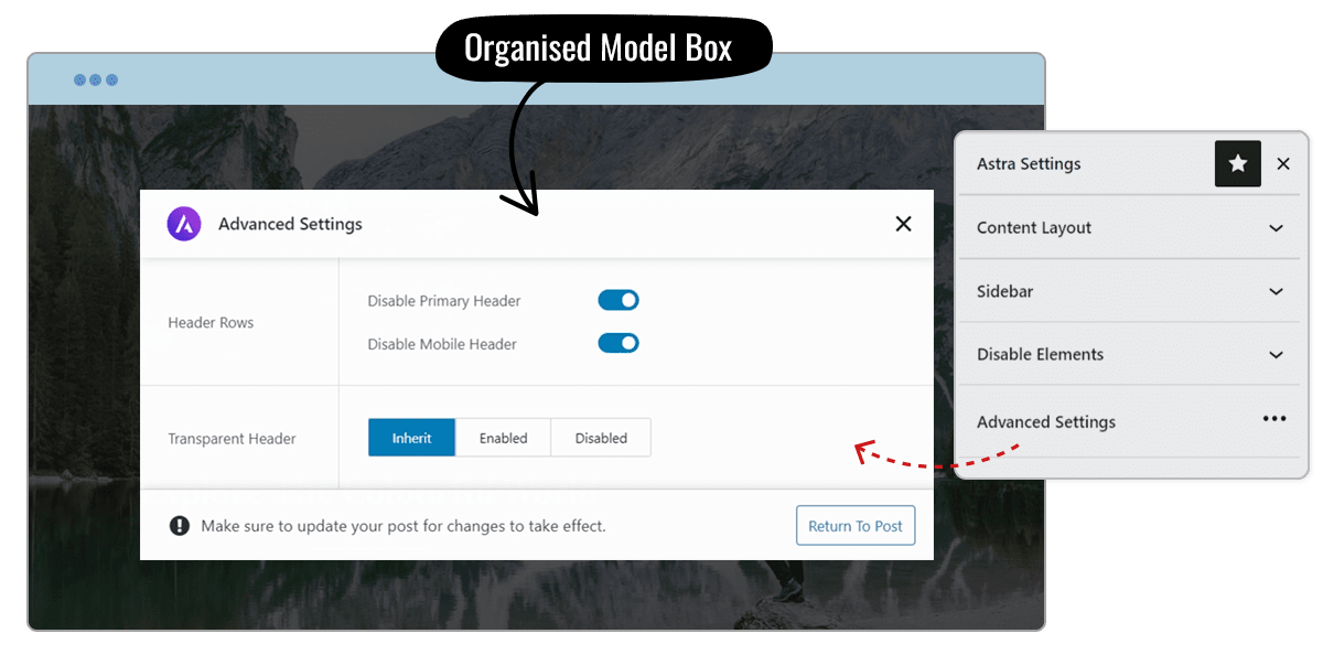 Experience the All-New Block Editor With Astra 3.8 Astra advance setting update