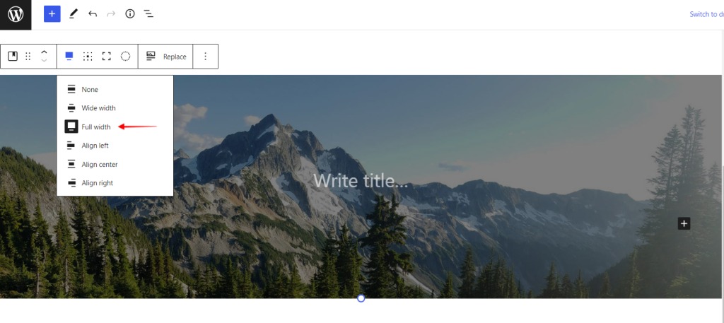 Improved Block Editor Experience with Astra Astra blog editor full width