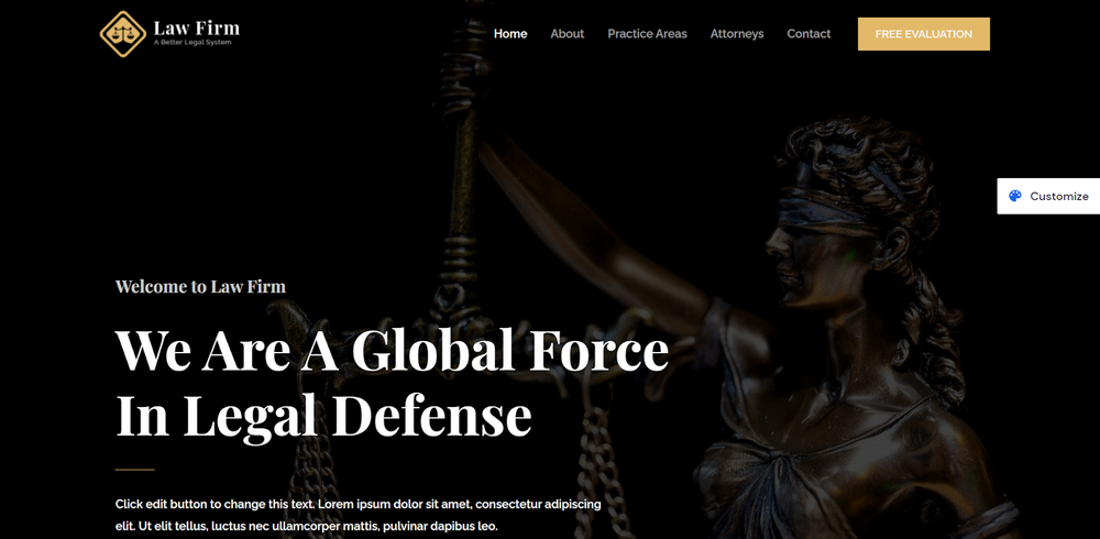 28 Best Law Firm WordPress Themes – Free and Premium Options Reviewed Astra Law Firm template