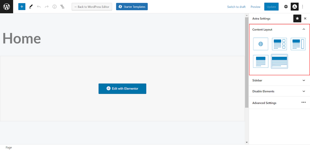 Content Layout