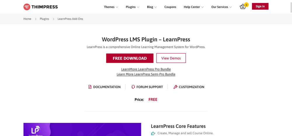 15 Best WordPress LMS Themes for Elearning Websites (Free and Paid Options) LearnPress LMS plugin