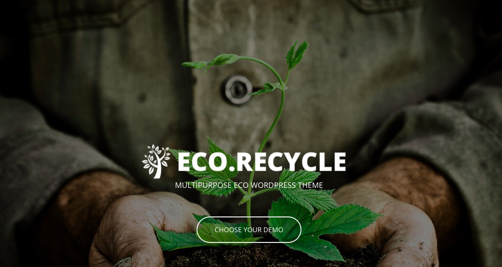 The Best 28 WordPress Nature Themes for Lovers of the Outdoors Eco Recycling WordPress Theme
