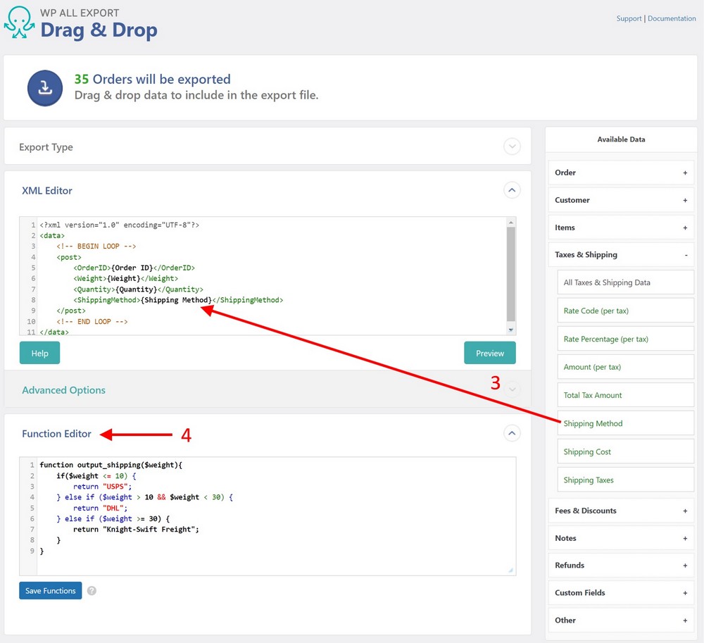 Exporting WooCommerce Orders: A Comprehensive Guide for Store Owners export orders PHP function editor