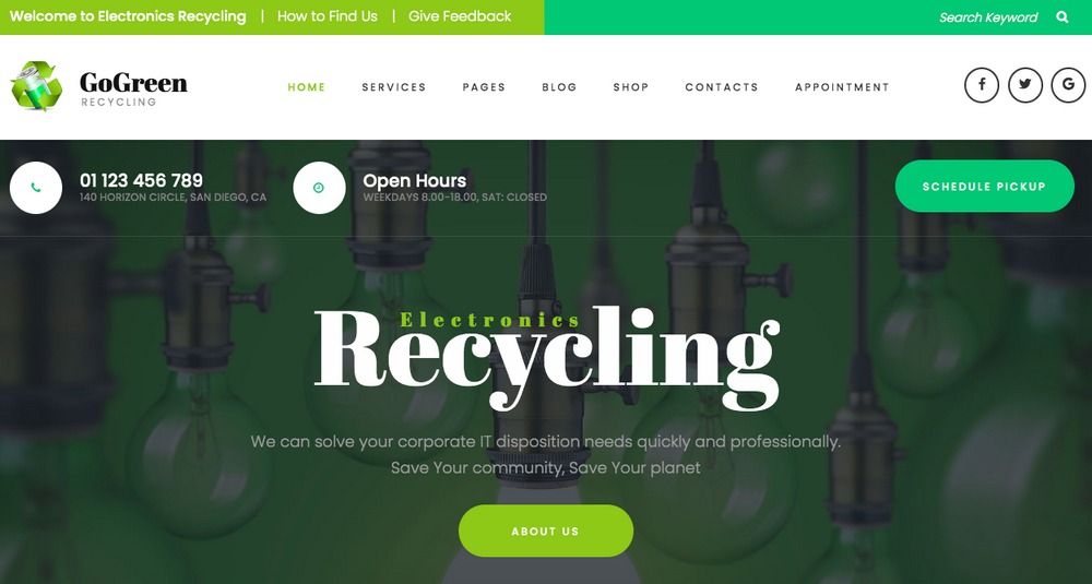 The Best 28 WordPress Nature Themes for Lovers of the Outdoors GoGreen Nature WordPress Theme